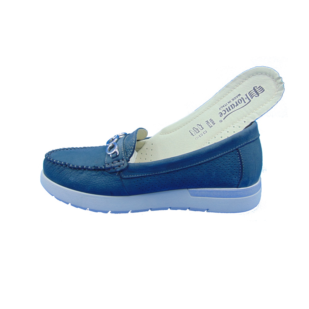 Scarpa Donna Mocassino Robert Florance articolo 10404-2 colore Blu.