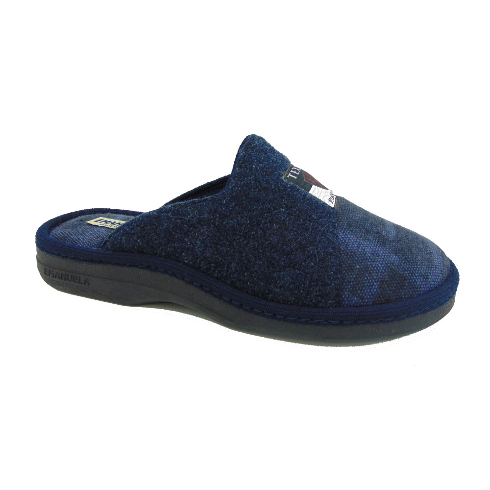 Ciabatta Uomo Emanuela 1113 colore Blu. Made in Italy.