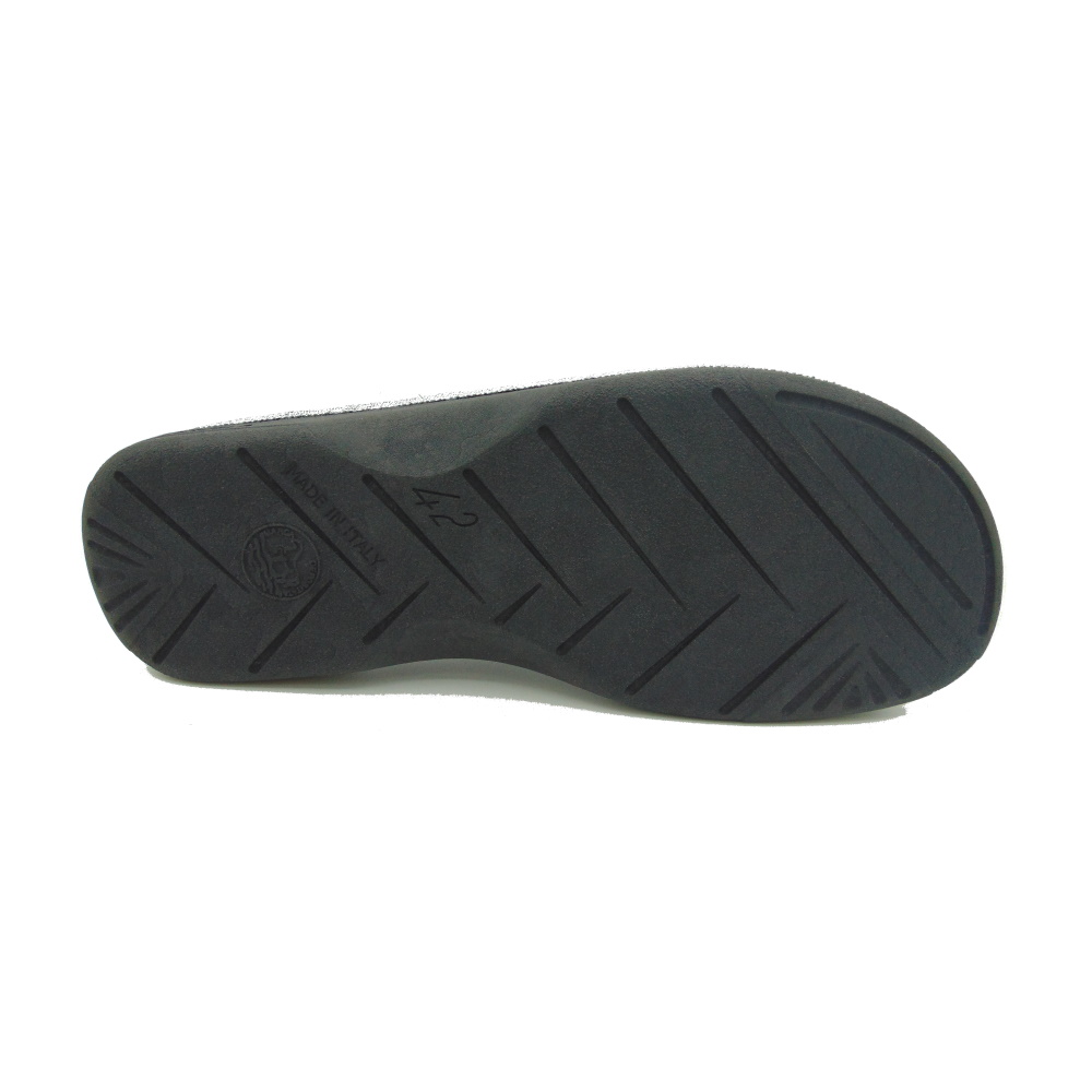 Ciabatta Uomo Emanuela 1113 colore Grigio. Made in Italy.