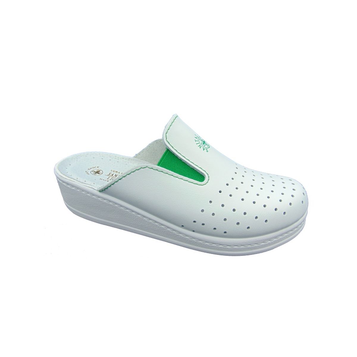 Ciabatta sanitaria Donna con elastici laterali Sanital Light articolo 1352 colore bianco