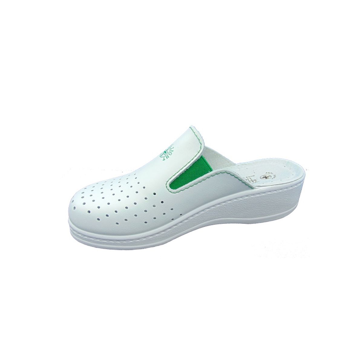 Ciabatta sanitaria Donna con elastici laterali Sanital Light articolo 1352 colore bianco