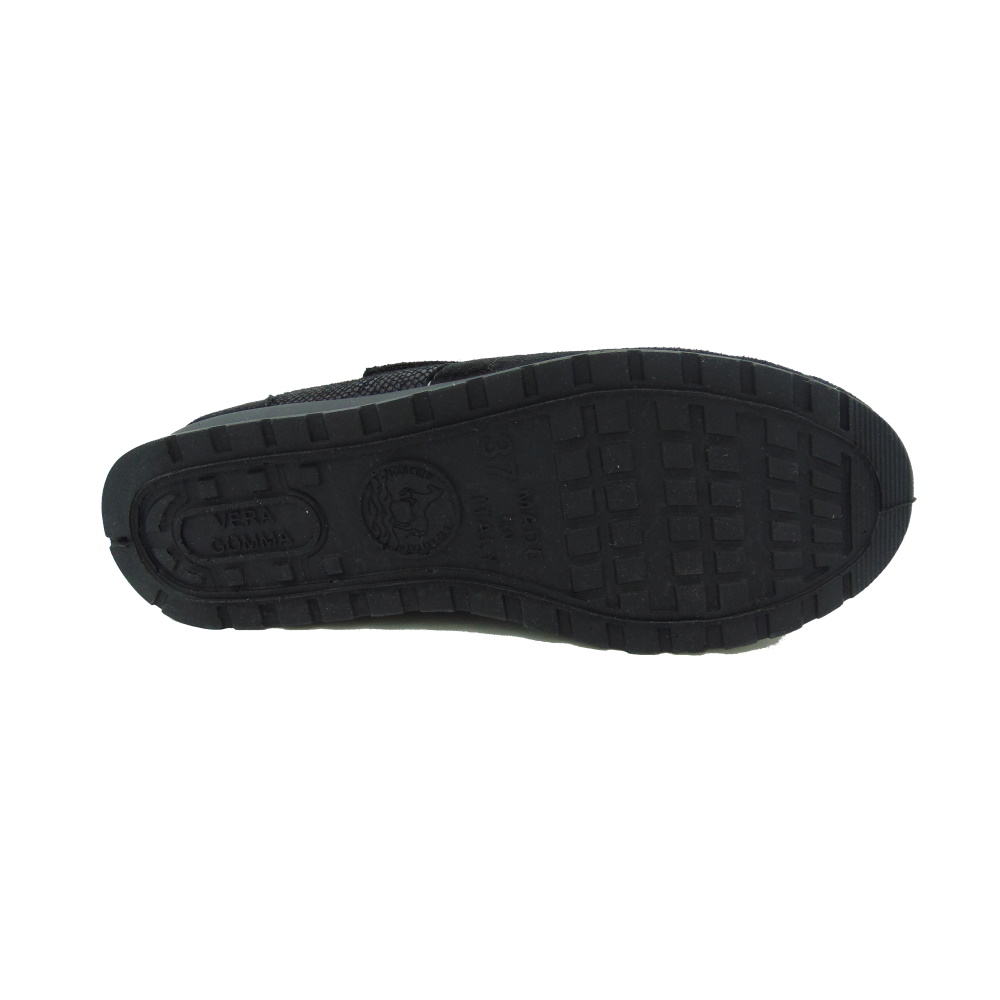 Scarpa estiva donna Emanuela art. 2865 Snake Nero.
