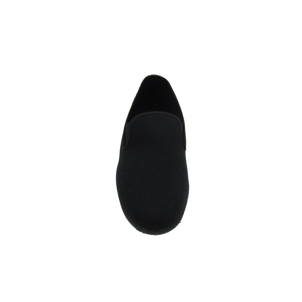 Scarpa Uomo in tela EMANUELA articolo 290 Nero. Made in Italy.