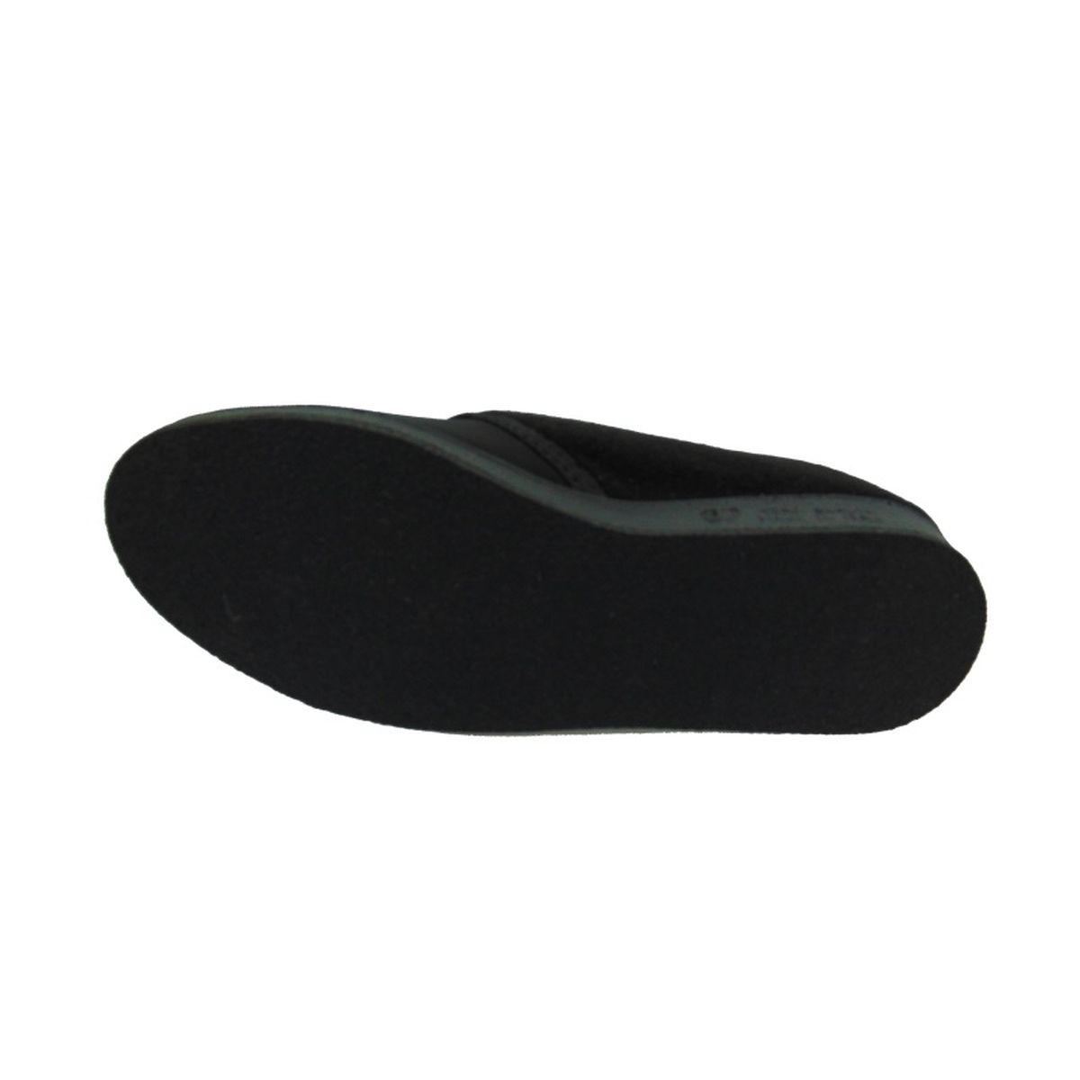 Pantofola Donna elasticizzata con strappo Emanuela 601 nero (versione invernale)