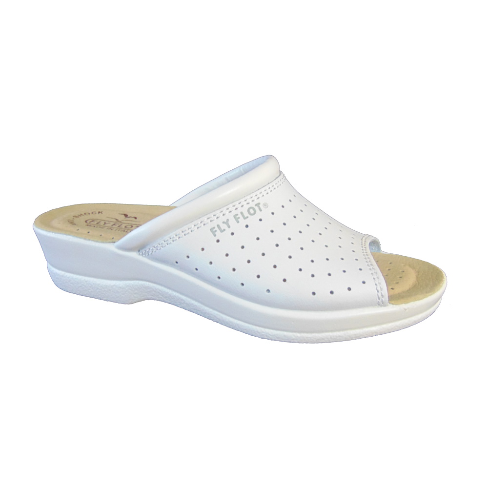 Ciabatta Donna Fly Flot 63034 BE Bianco.