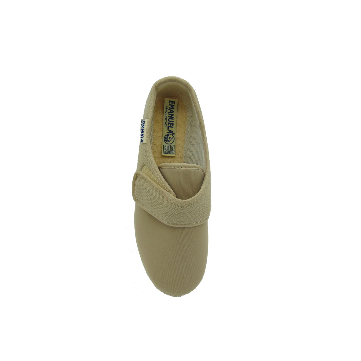 Pantofola Donna elasticizzata con strappo Emanuela 655 beige (versione estiva)img_2