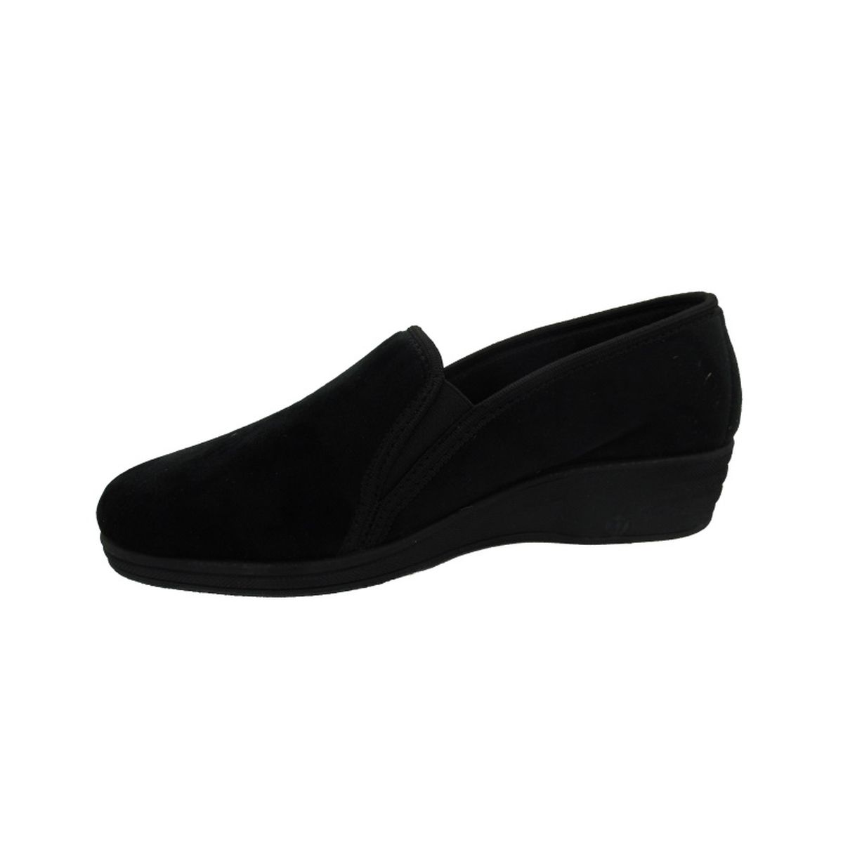 Pantofola Donna con elastici Emanuela articolo 815 colore nero algarve.