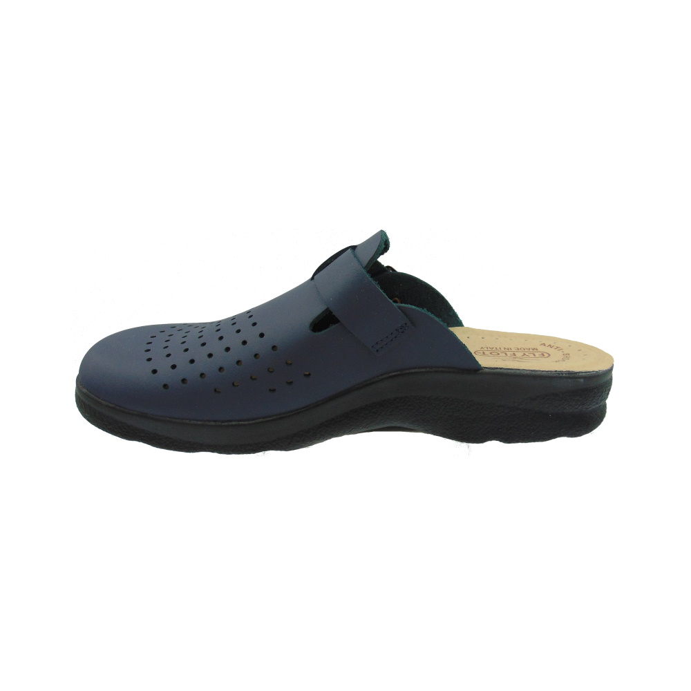 Ciabatta Uomo Sanitario  con cinturino regolabile FLY FLOT Articolo 82009 BE Blu