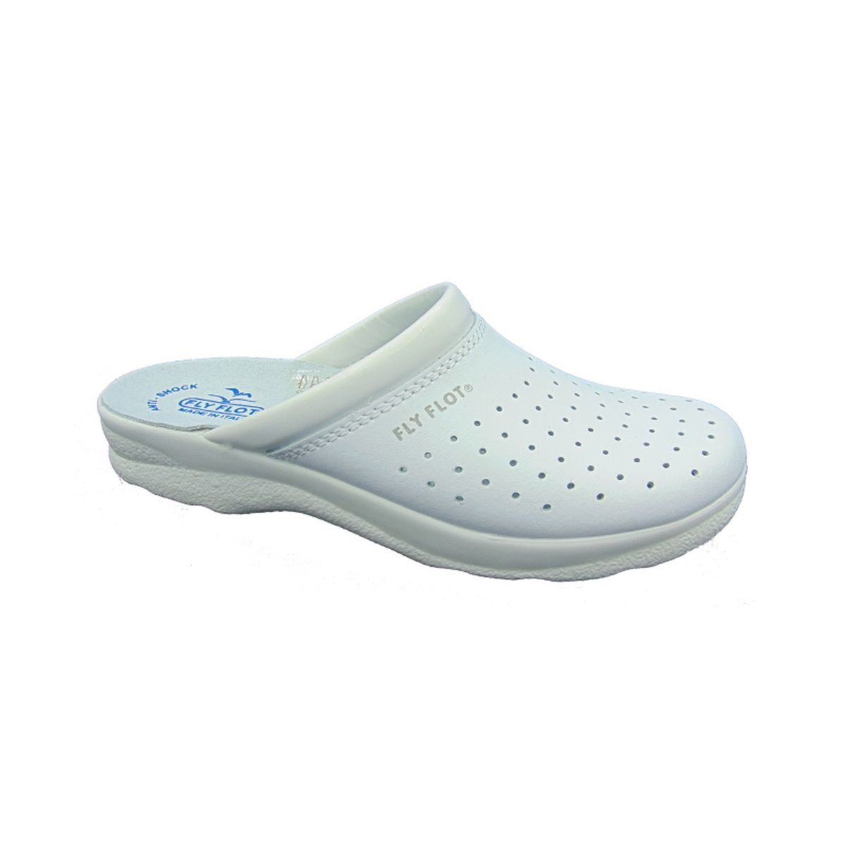 Ciabatta Uomo Sanitario FLY FLOT Articolo 82094 BC Bianco