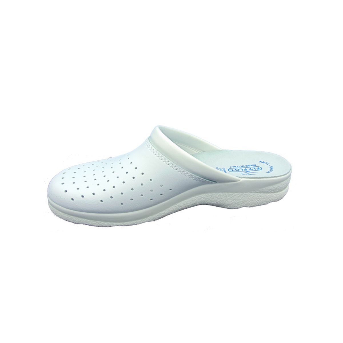 Ciabatta Uomo Sanitario FLY FLOT Articolo 82094 BC Bianco