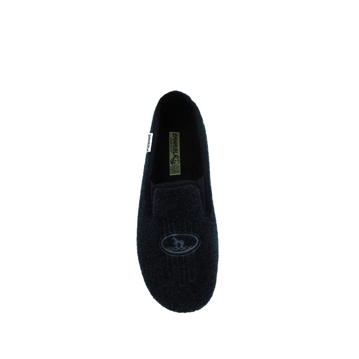 Pantofola Uomo con elastici laterali Emanuela 967 Blu