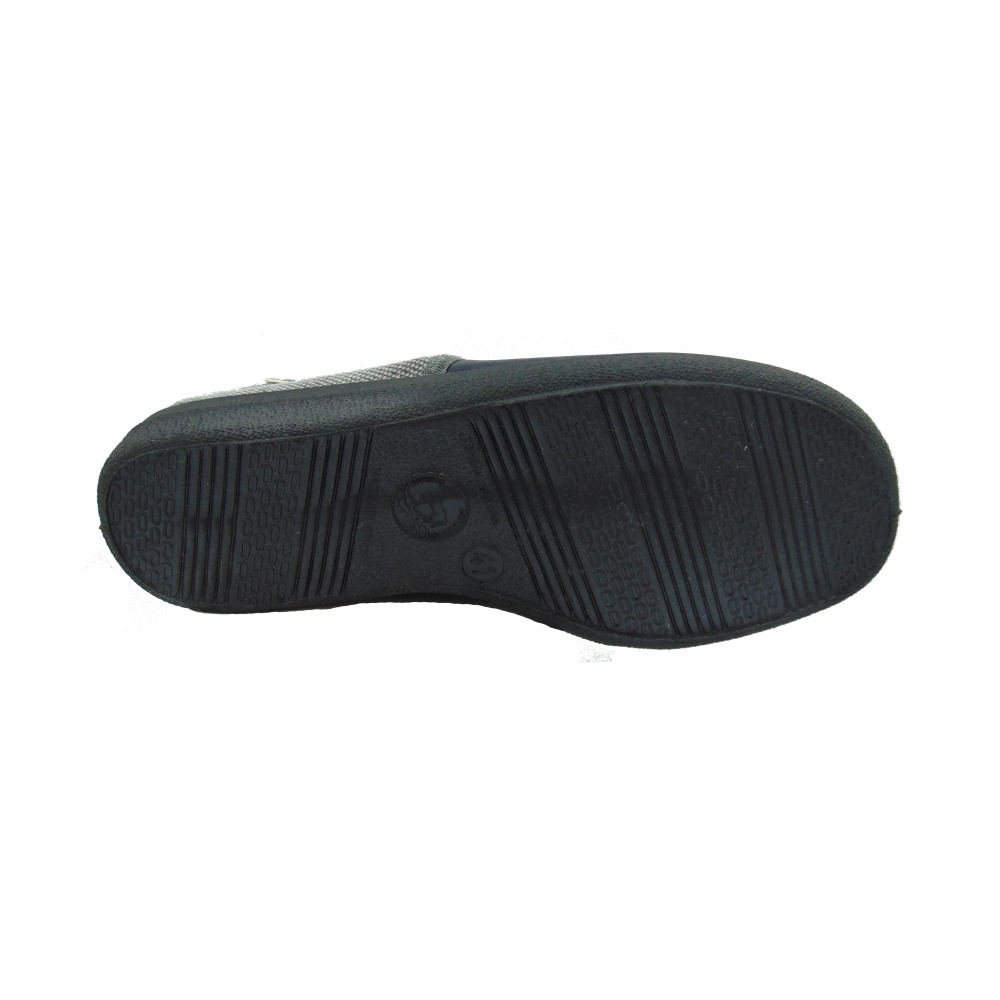 Pantofola Uomo elasticizzata con strappo Emanuela 986 grigio (versione estiva)