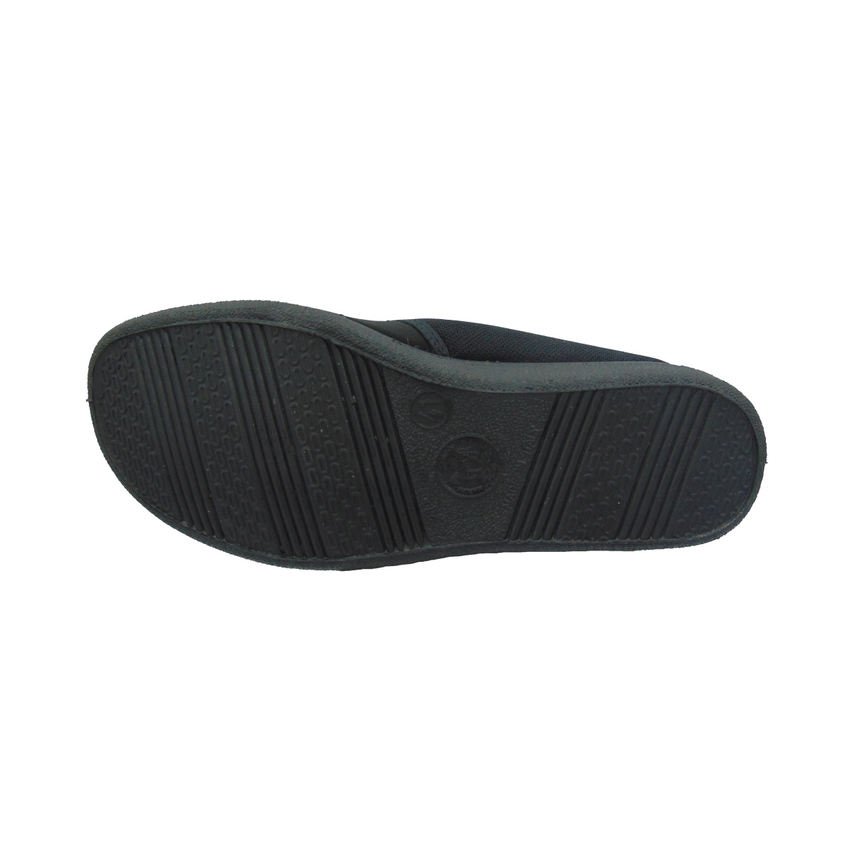 Pantofola Uomo elasticizzata con strappo Emanuela 986 nero (versione estiva)img_4