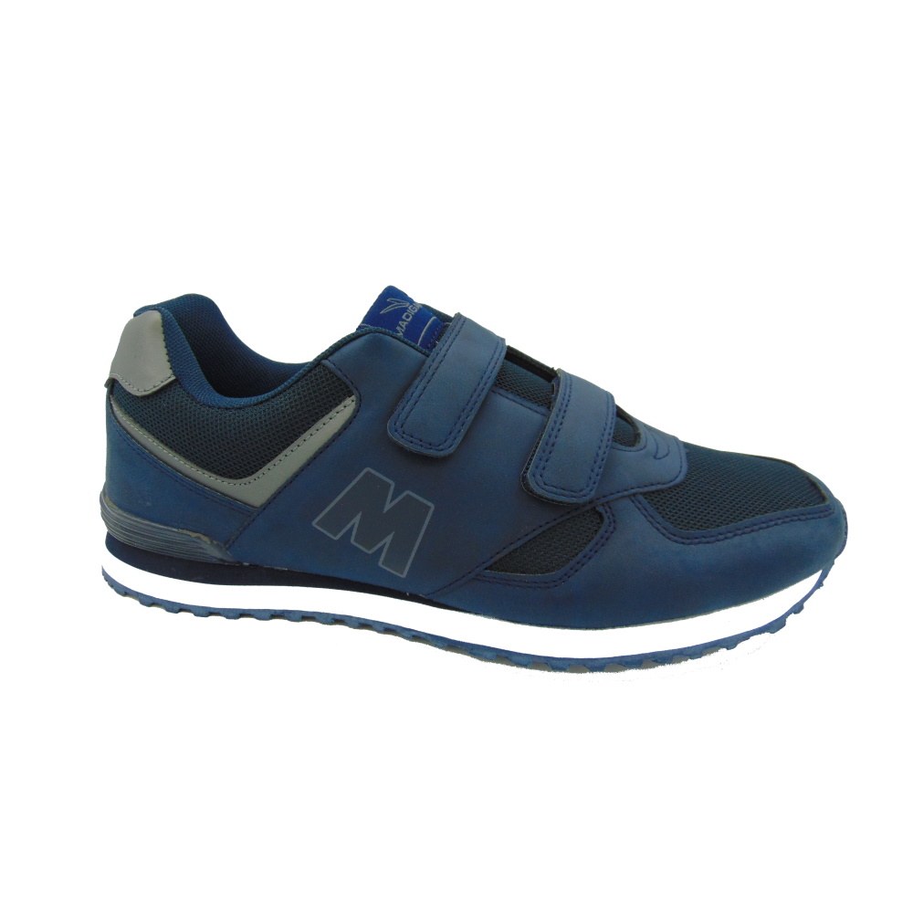 Scarpa Uomo Tennis Madigan CLUB blu con doppio strappo.