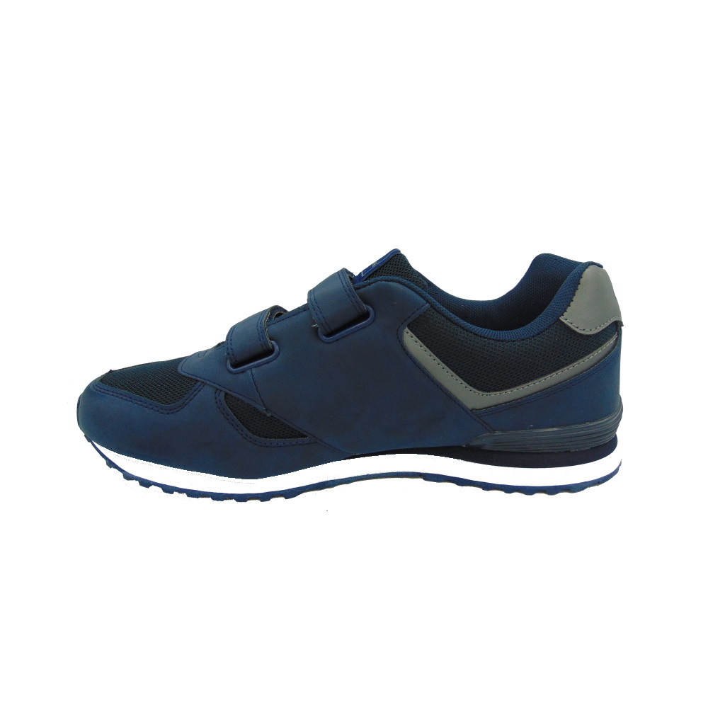 Scarpa Uomo Tennis Madigan CLUB blu con doppio strappo.