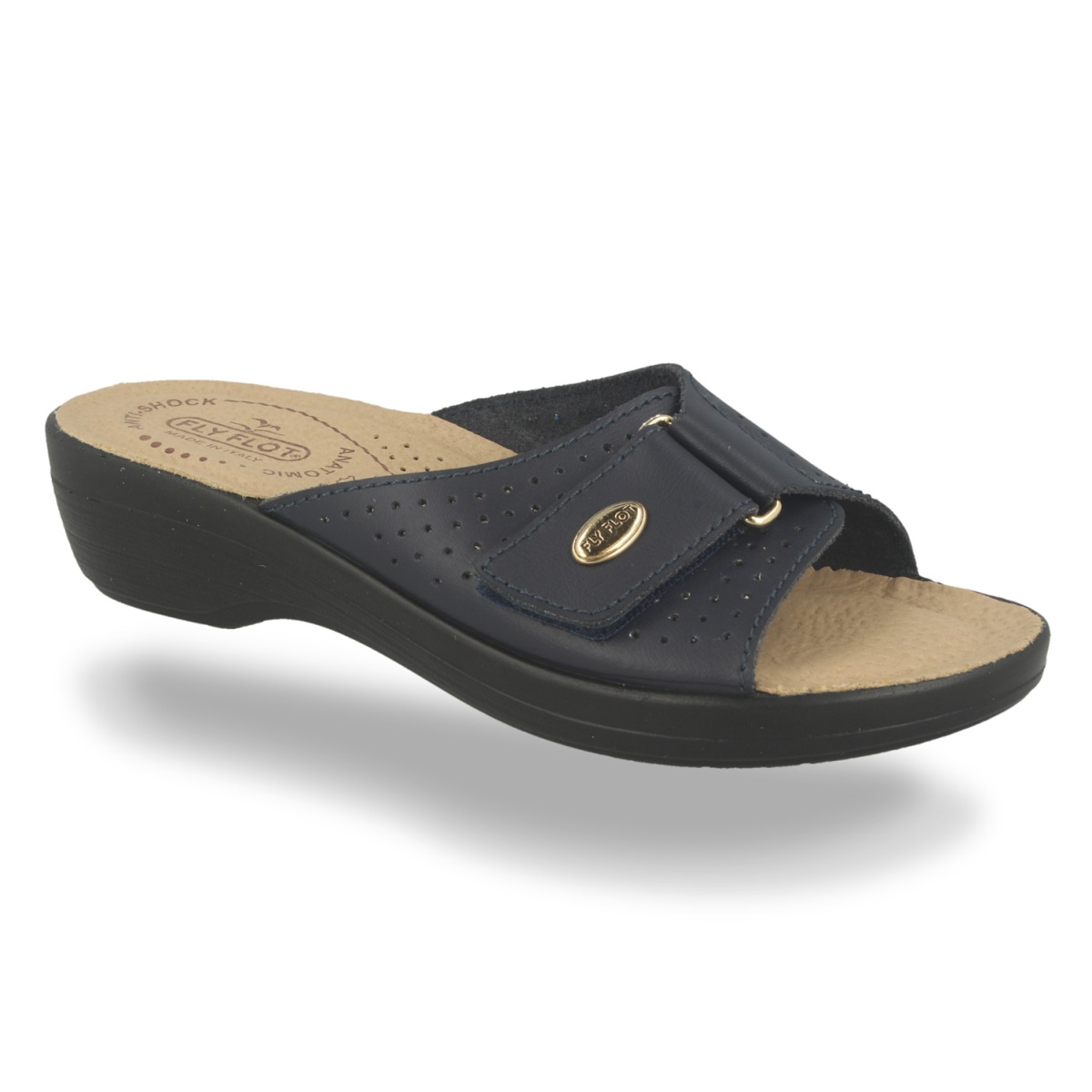 Ciabatta Donna Fly Flot articolo T5198 BE Blu.