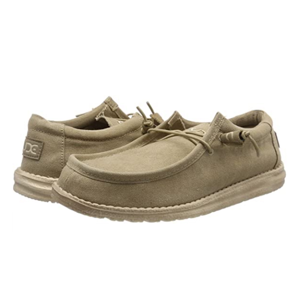 Scarpa Uomo HEY DUDE Wally Classic Chestnut | Medea Shoes